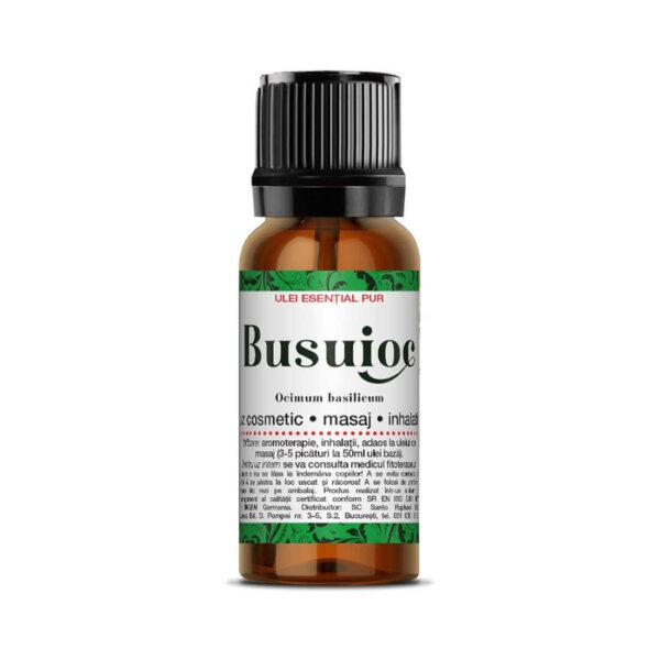 Ulei esențial pur de busuioc, 10 ml, Steaua Divina