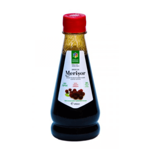 Sirop de merișor, 250 ml, Steaua Divina