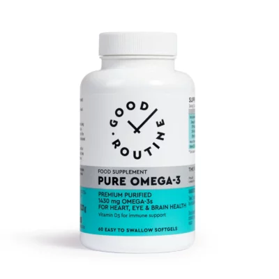 Omega 3 pur, 60 capsule de gel moale, Rutină bună