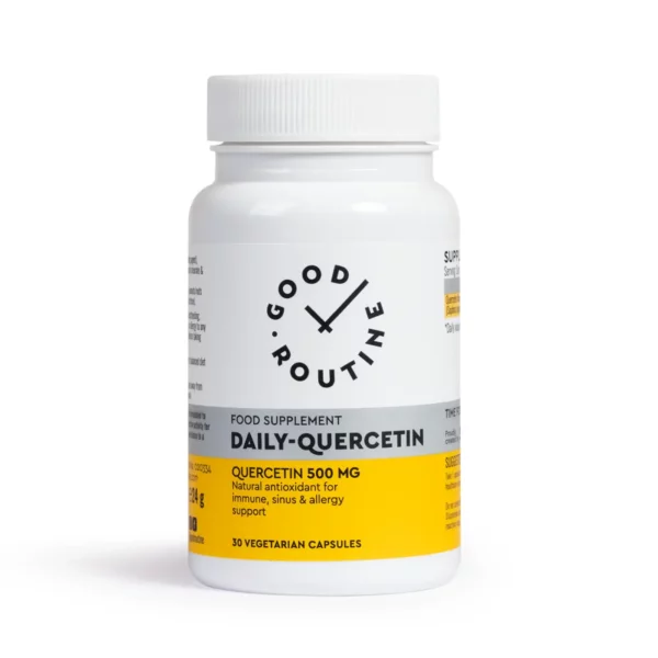 Quercetină zilnic, 500 mg, 30 capsule, Rutină bună
