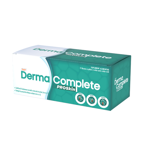 Derma Complete PROSkin, 21 fiole cu pulbere și soluție orală, Sun Wave Pharma