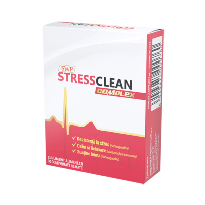 Stressclean Complex, 30 comprimate, Sun Wave Pharma