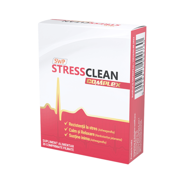 Stressclean Complex, 30 comprimate, Sun Wave Pharma