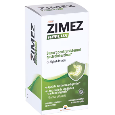 5949477000838 Zimez Reflux, 14 plicuri x 15 ml, Sun Wave Pharma