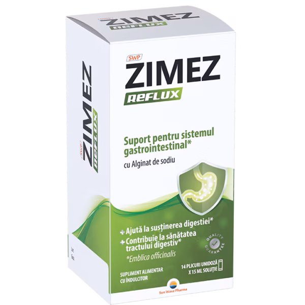 Zimez Reflux, 14 plicuri x 15 ml, Sun Wave Pharma