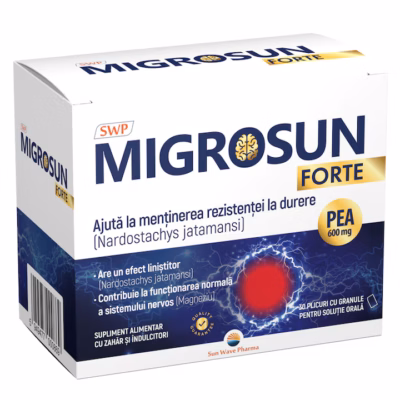 Migrosun Forte, 30 plicuri, Sun Wave Pharma