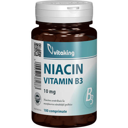 Niacin vitamina B3, 100mg, 100cpr, Vitaking