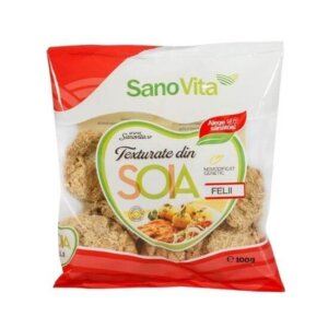 Felii texturate din soia, 100 g, Sanovita