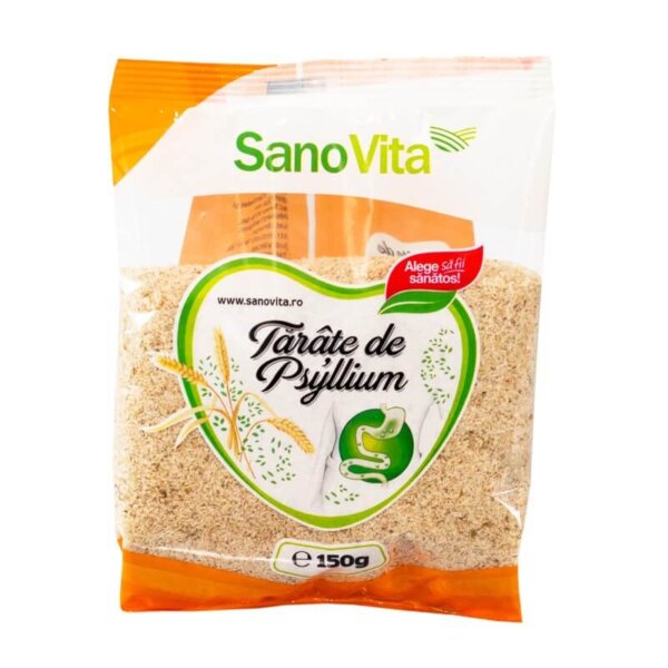 Tărâțe de psyllium, 150 g, Sanovita