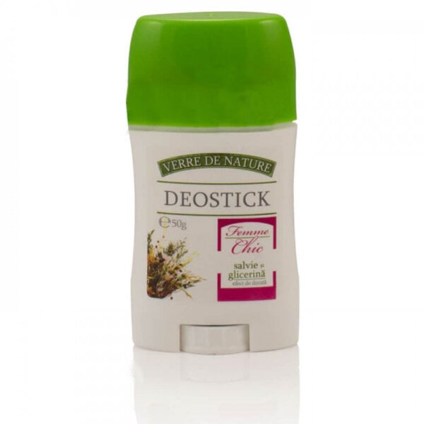 Verre de Nature deodorant stick femme chic, 50 g, Manicos