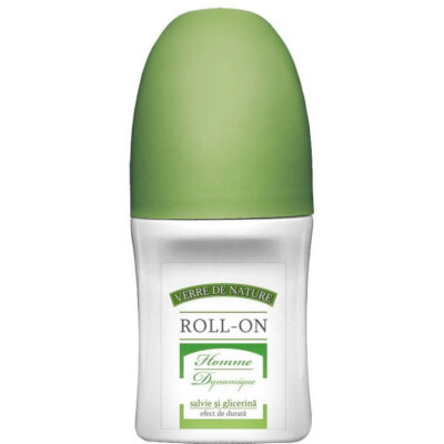 Homme Dynamique sage roll-on, 50 ml, Verre de Nature