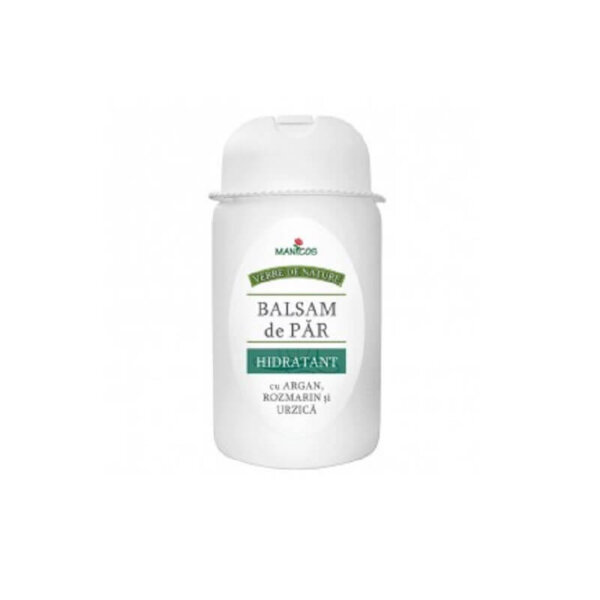 Balsam hidratant pentru par cu argan, rozmarin si urzica, 300 ml, Verre de Nature