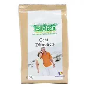 Ceai diuretic 3, 50gr, Plafar