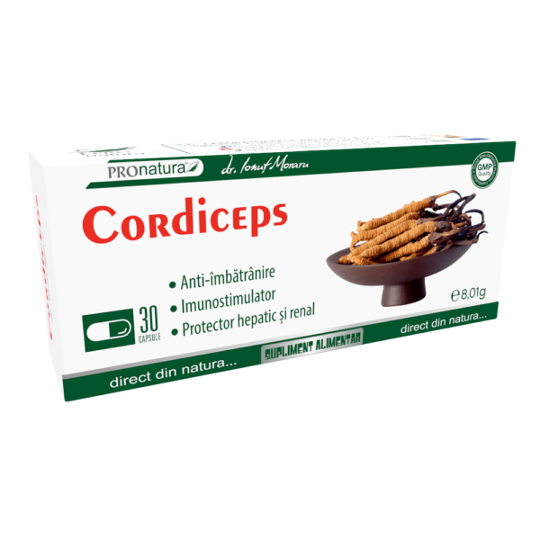 Cordiceps, 30 capsule, Pro Natura