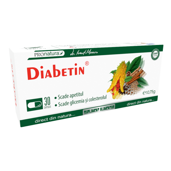 Diabetin, 30 capsule, Pro Natura