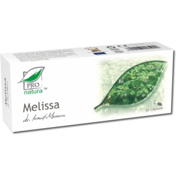 Melissa, 30 capsule, Pro Natura
