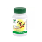 Vitamina C 1000mg cu Măceș & Acerola – aromă Lămâie, 60 comprimate, Pro Natura