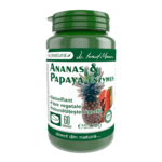 Enzime de ananas și papaya, 60 de tablete, Pro Natura