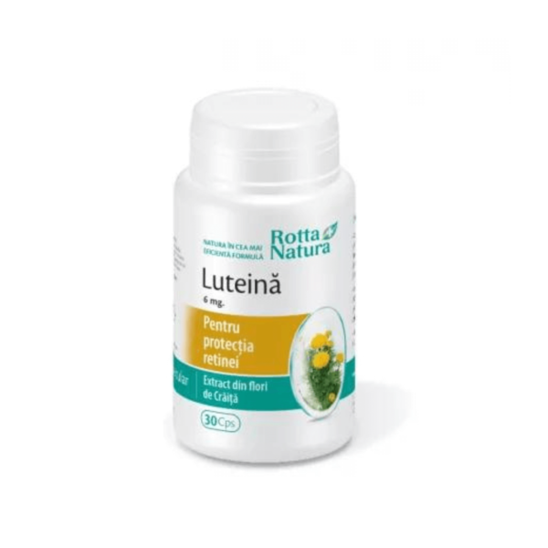 Luteină 6mg, 30 capsule, Rotta Natura