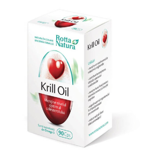 Ulei de krill, 90 capsule, Rotta Natura