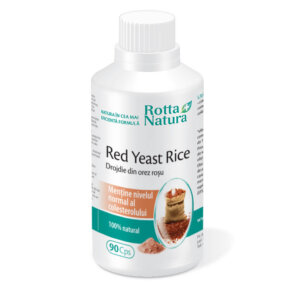 Drojdie de orez roșu, 635 mg, 90 capsule, Rotta Natura