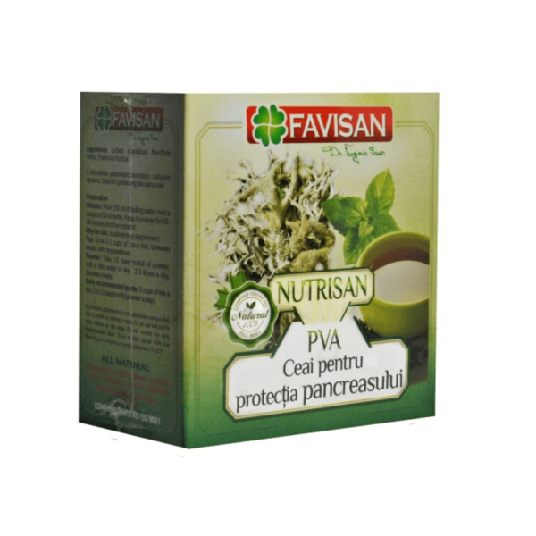 Ceai de protectie pancreas Nutrisan Pva, 50 g, Favisan