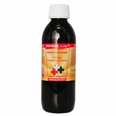 Favitusin Diab sirop de tuse, 250 ml, Favisan