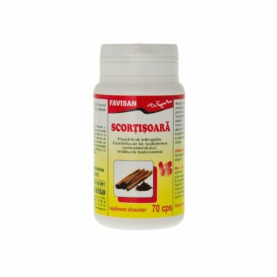Scorțișoară, 70 capsule, Favisan