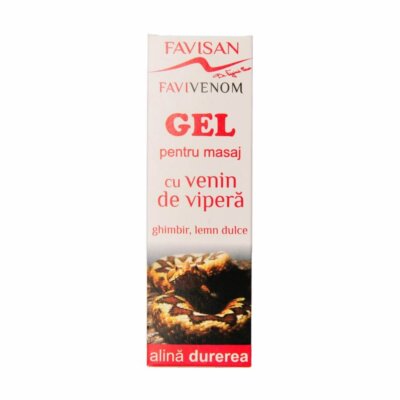 Gel de masaj cu venin de viperă Favivenom, 50 ml, Favisan