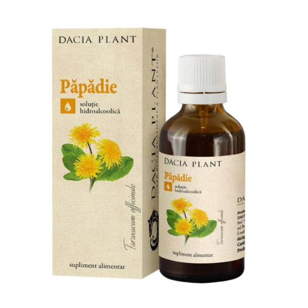 Tinctură de păpădie, 50 ml, Dacia Plant