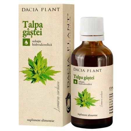 Tinctură de talpa gâștei, 50 ml, Dacia Plant