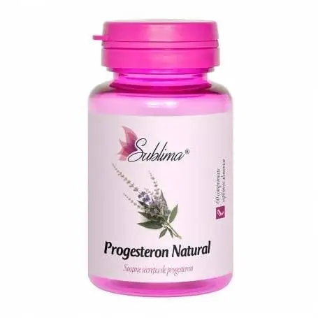 Sublima progesteron natural, 60cpr, Dacia Plant