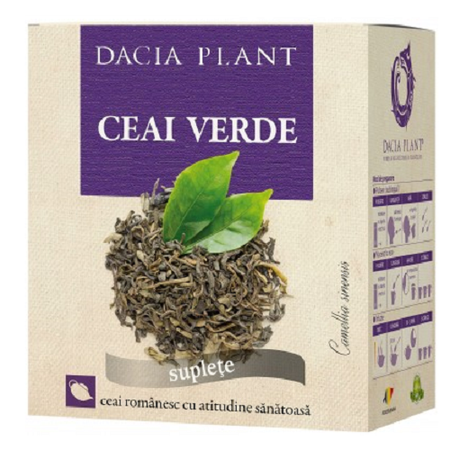 Ceai verde, 50 g, Dacia Plant