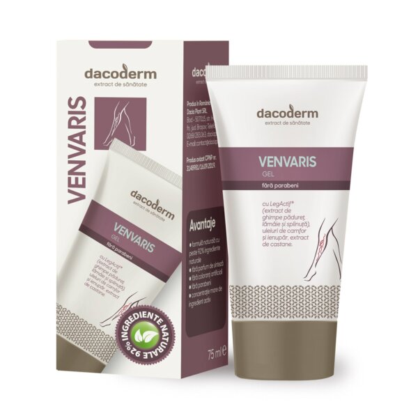 Dacoderm venvaris gel, 75 ml, Dacia Plant