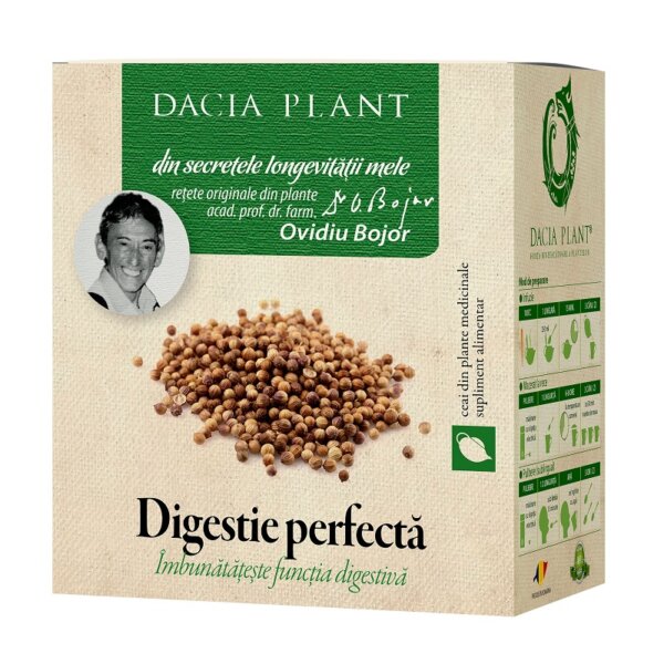 Ceai pentru digestie perfectă, 50 g, Dacia Plant