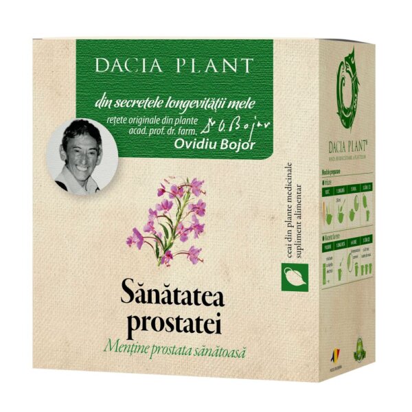 Ceai sănătatea prostatei, 50g, Dacia Plant