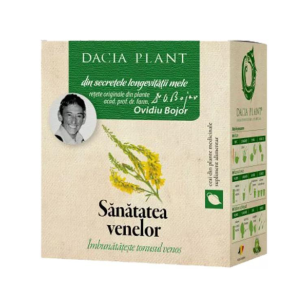 Ceai sănătatea venelor, 50 g, Dacia Plant