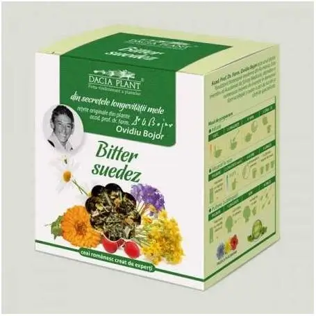Ceai bitter suedez, 50 g, Dacia Plant