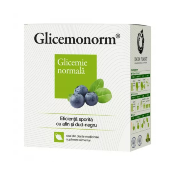 Ceai glicemonorm, 50g, Dacia Plant
