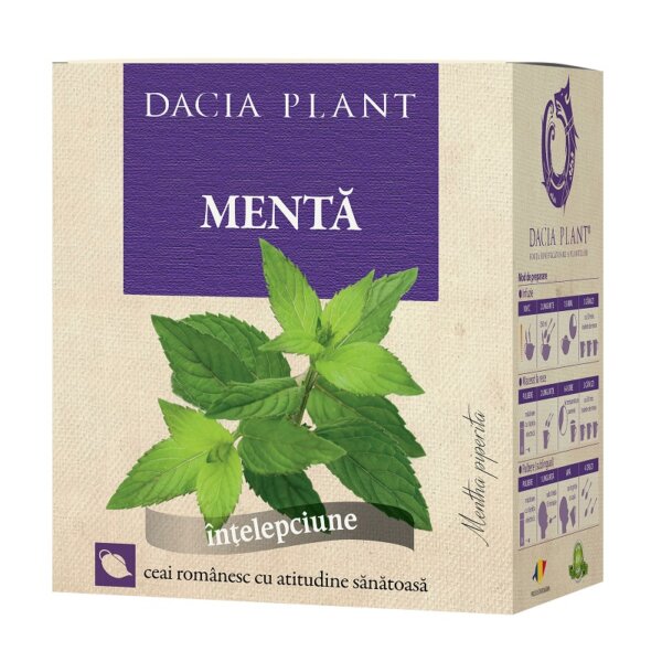 Ceai de mentă, 50 g, Dacia Plant