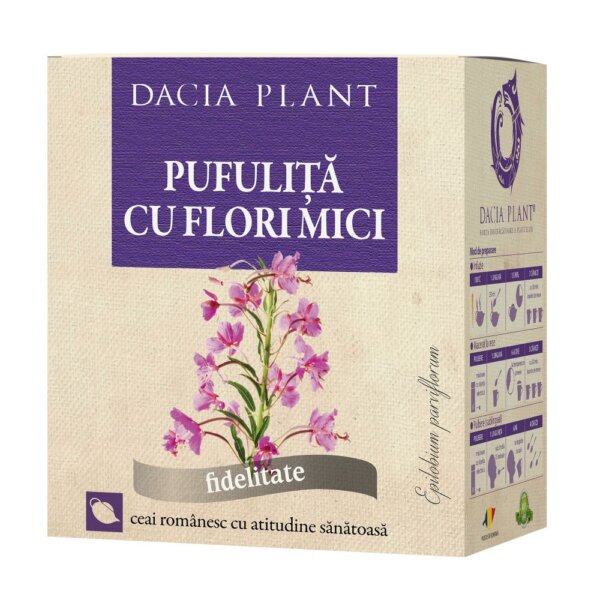 Ceai de pufuliţă cu flori mici, 50g, Dacia Plant