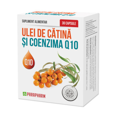 Ulei de cătină şi coenzima Q10, 30 capsule, ParaPharm