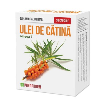 Ulei de cătină Omega 7, 30 capsule, Parapharm