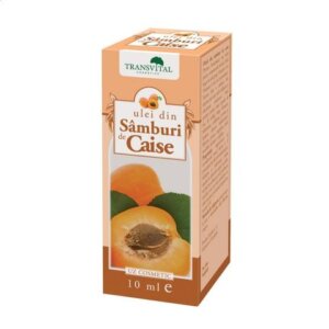 Ulei din sâmburi de caise, 10 ml, Transvital