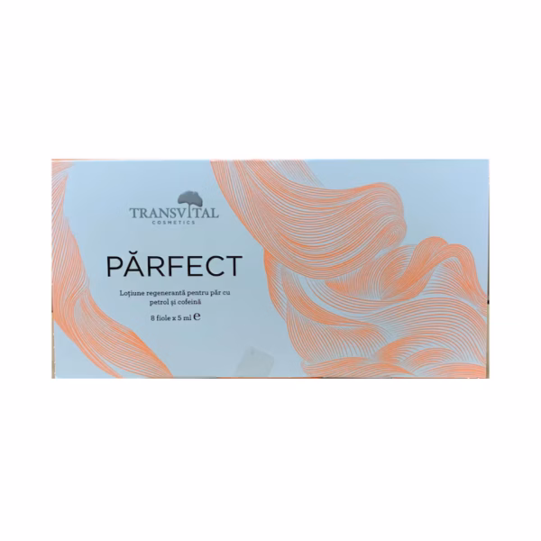 Loțiune regenerantă pentru păr PărFect, 8 fiole x 5 ml, Transvital