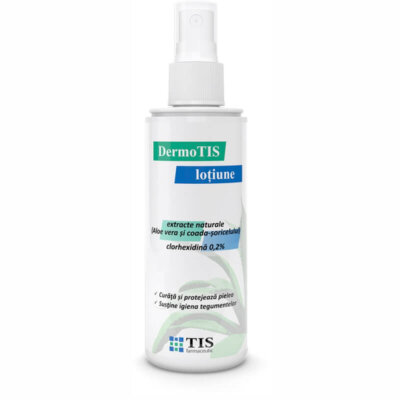 Lotiune pentru ingrijirea si igiena mainilor, Clorhexidina 0,2% spray, 110 ml, Tis Farmaceutic