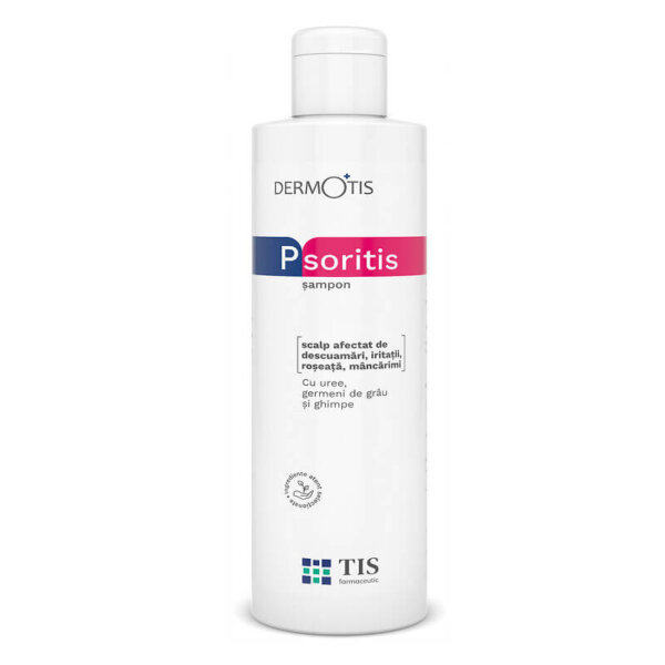 Psoritis șampon cu uree, 10%, 120ml, Tis Farmaceutic