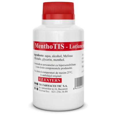 Lotiune de mentol 1%, 100 ml, Tis Farmaceutic