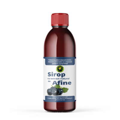 Sirop cu extract natural de Afine, 500 ml, Sunătoare