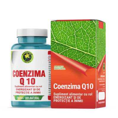 Coenzima Q10, 60 capsule, sunătoare